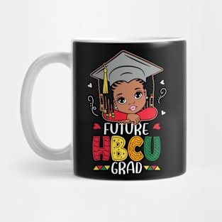 Future HBCU Grad Black Girl Kids Graduation Gift For Men Women Mug